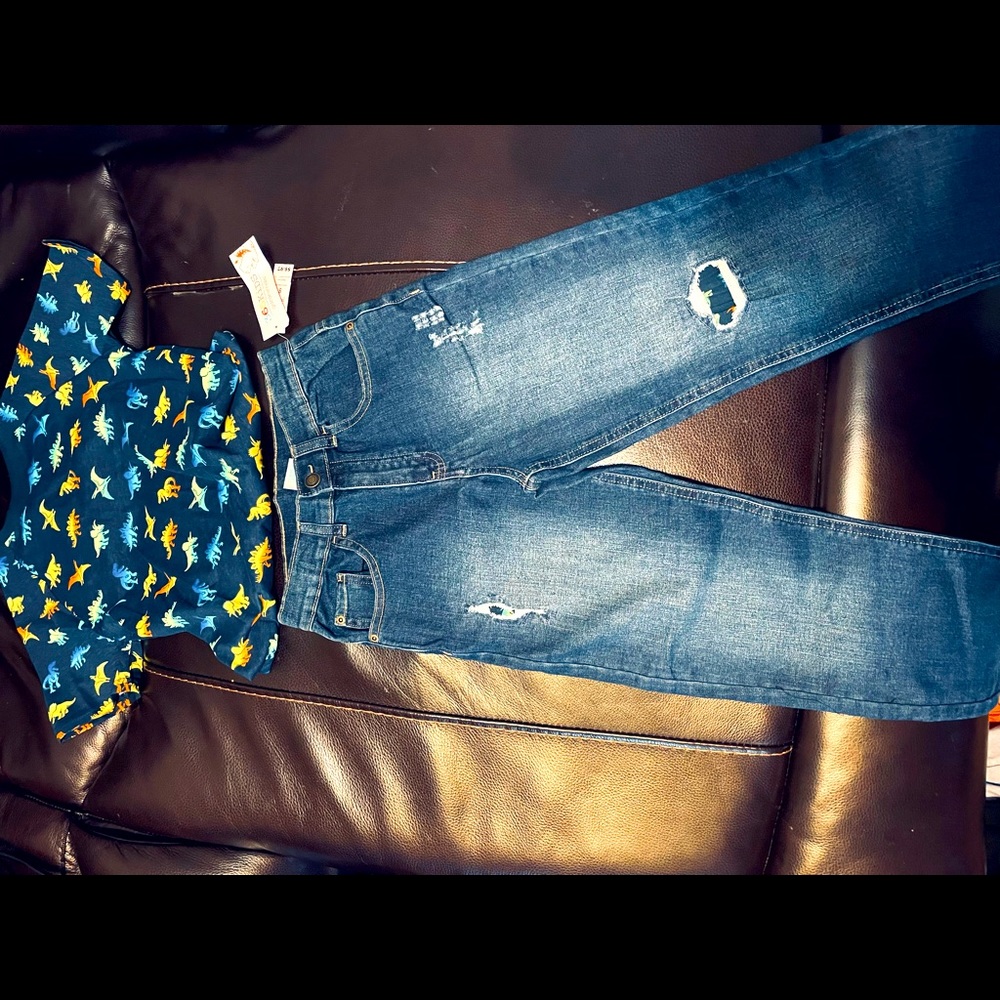 Boys Jeans and matching shirt